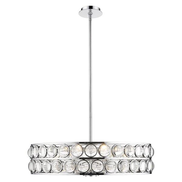 Z-Lite 8 Light Chandelier 4004-30CH
